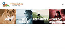 Tablet Screenshot of freedom2do.com